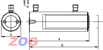雙作用千斤頂示意圖